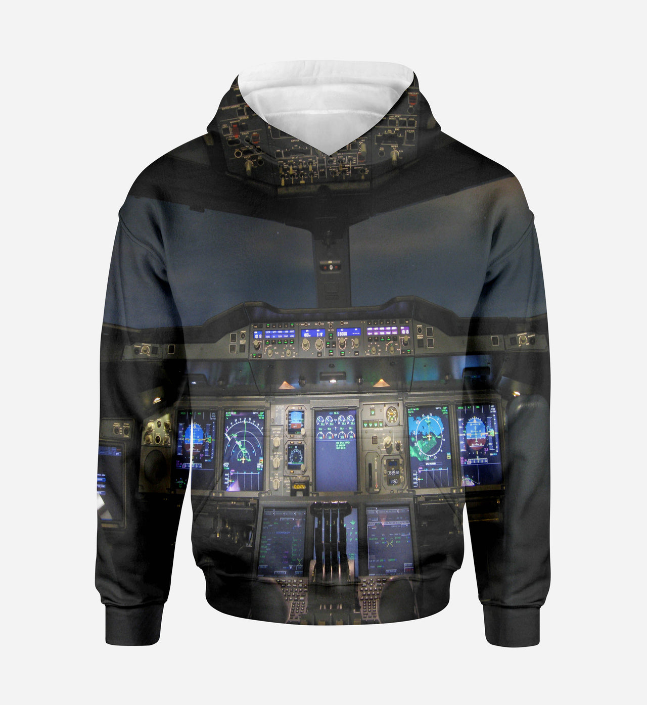Airbus A380 Cockpit Printed 3D Hoodies