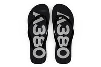 Thumbnail for Airbus A380 Text Designed Slippers (Flip Flops)