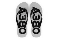 Thumbnail for Airbus A380 Text Designed Slippers (Flip Flops)