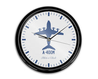 Thumbnail for Airbus A400M Printed Wall Clocks Aviation Shop 