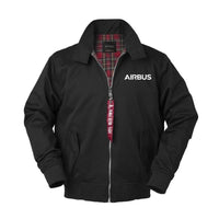 Thumbnail for Airbus & Text Designed Vintage Style Jackets