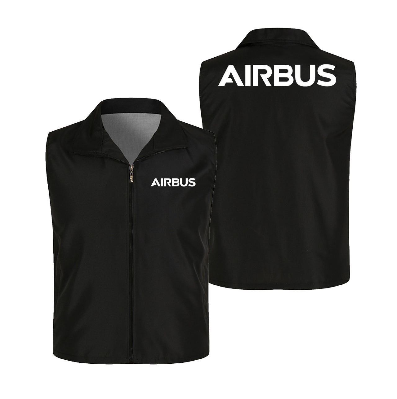 Airbus & Text Designed Thin Style Vests
