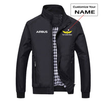 Thumbnail for Airbus & Text Designed Stylish Jackets