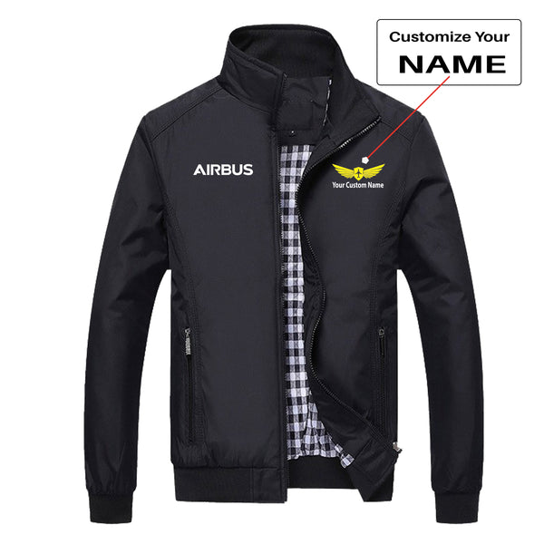 Airbus & Text Designed Stylish Jackets