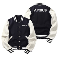 Thumbnail for Airbus & Text Designed Baseball Style Jackets