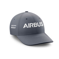 Thumbnail for Airbus & Text Designed Embroidered Hats