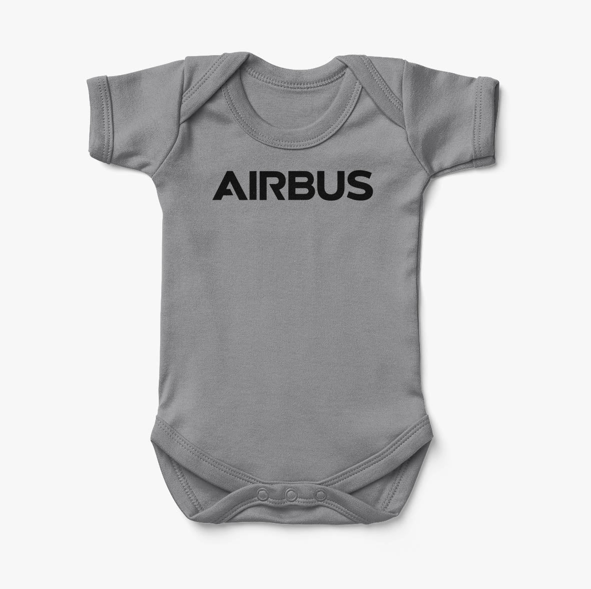 Airbus & Text Designed Baby Bodysuits