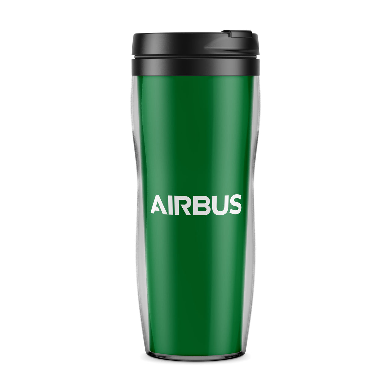 Airbus & Text Designed Travel Mugs
