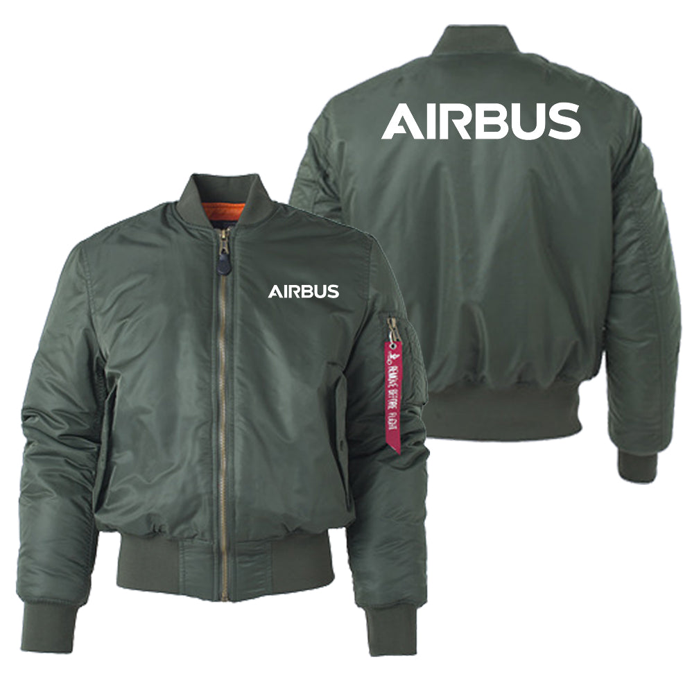 Airbus & Text Designed "Women" Bomber Jackets
