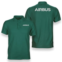 Thumbnail for Airbus & Text Designed Double Side Polo T-Shirts