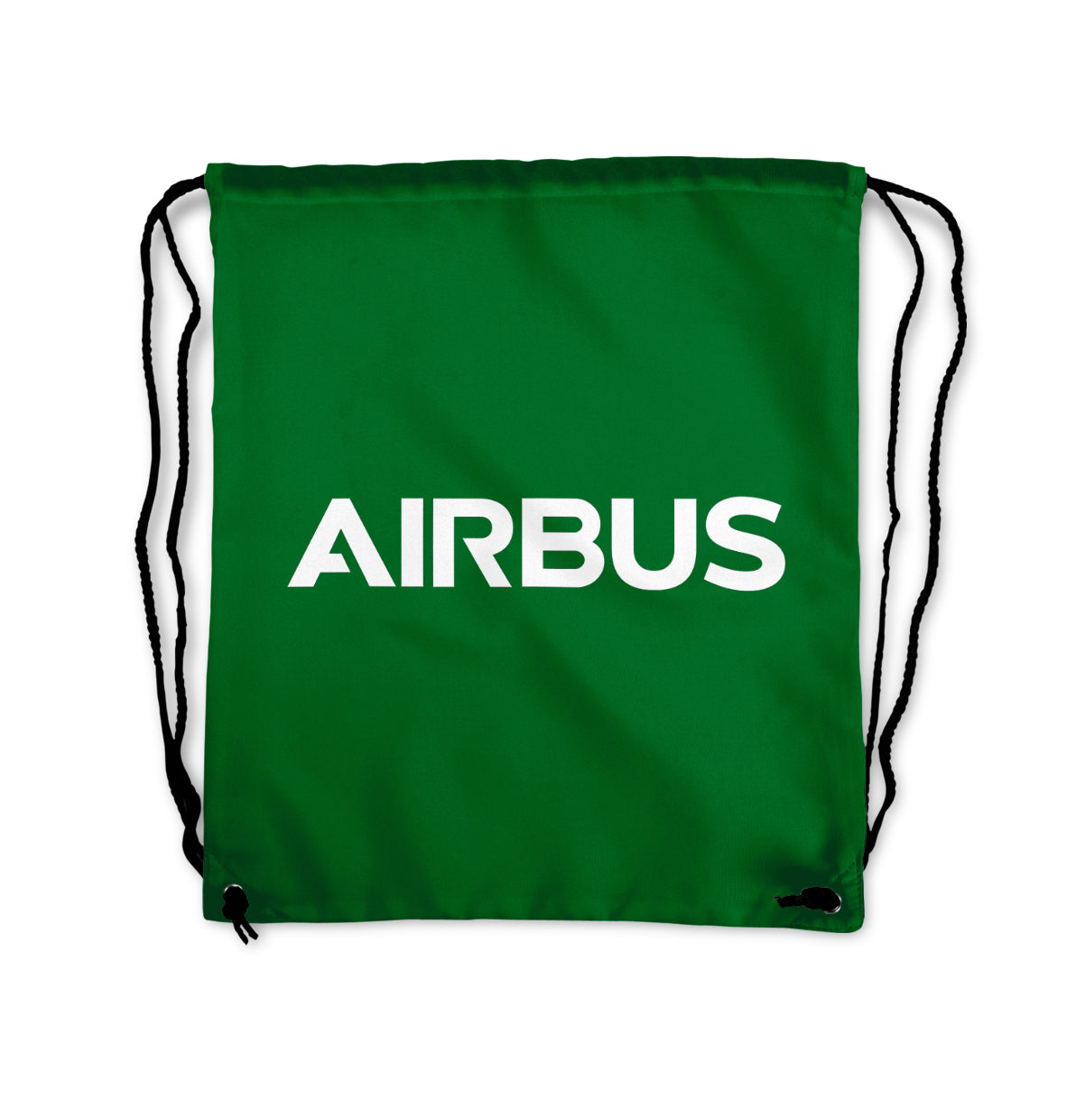 Airbus & Text Designed Drawstring Bags