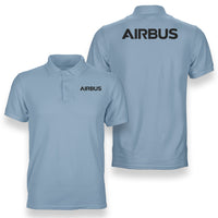 Thumbnail for Airbus & Text Designed Double Side Polo T-Shirts
