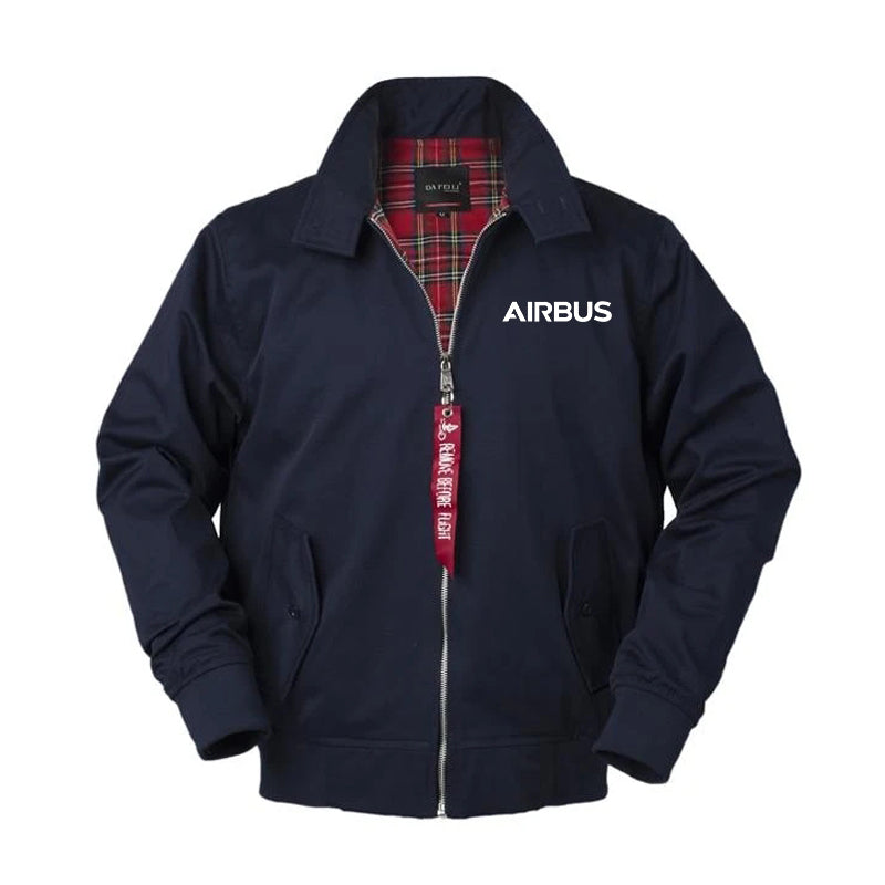 Airbus & Text Designed Vintage Style Jackets