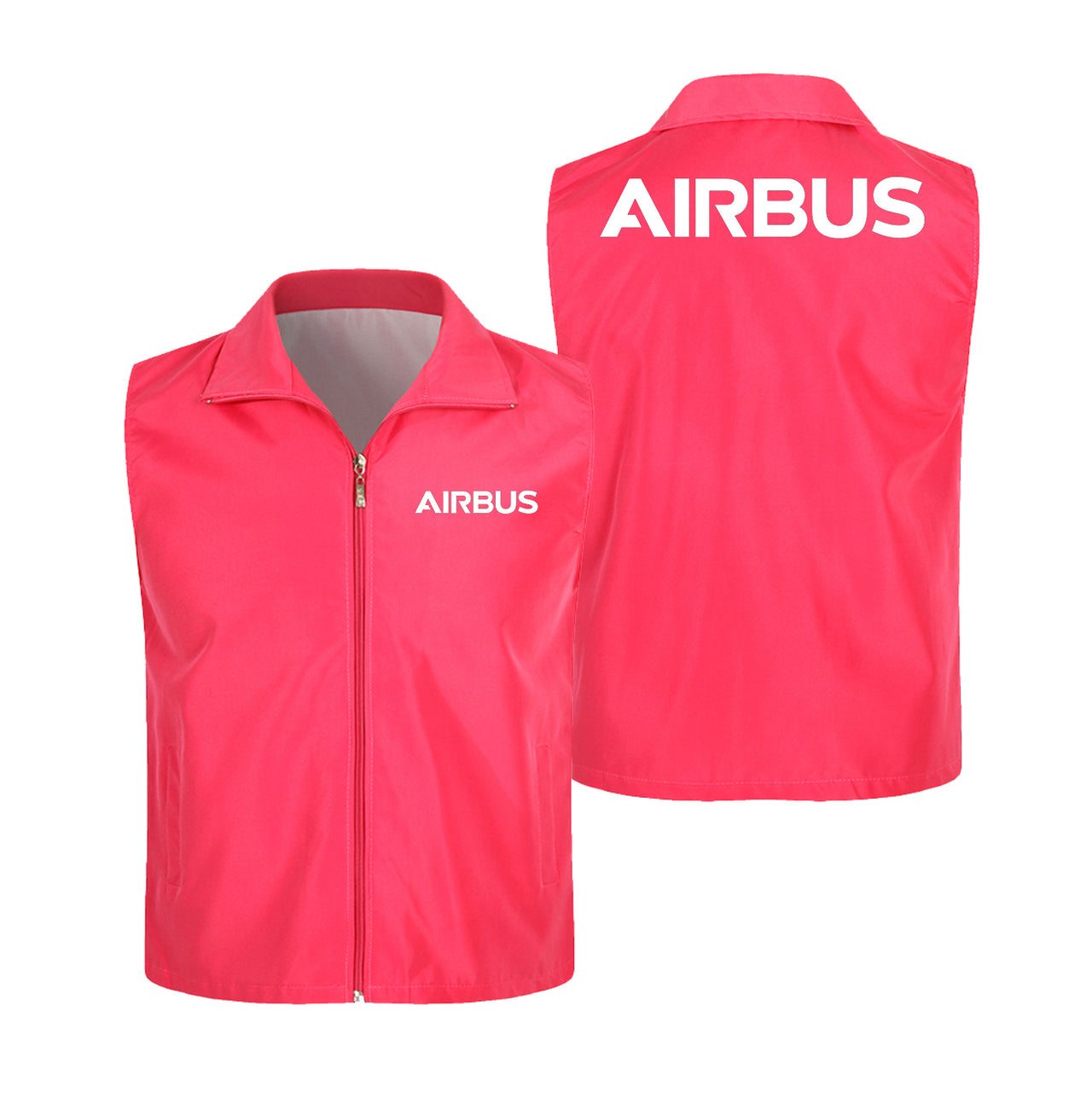 Airbus & Text Designed Thin Style Vests
