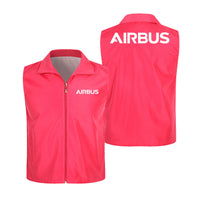 Thumbnail for Airbus & Text Designed Thin Style Vests