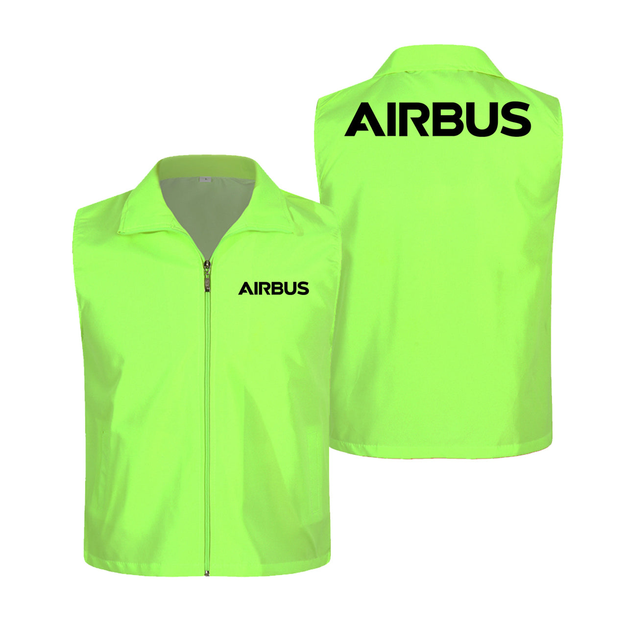 Airbus & Text Designed Thin Style Vests