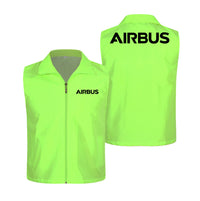 Thumbnail for Airbus & Text Designed Thin Style Vests