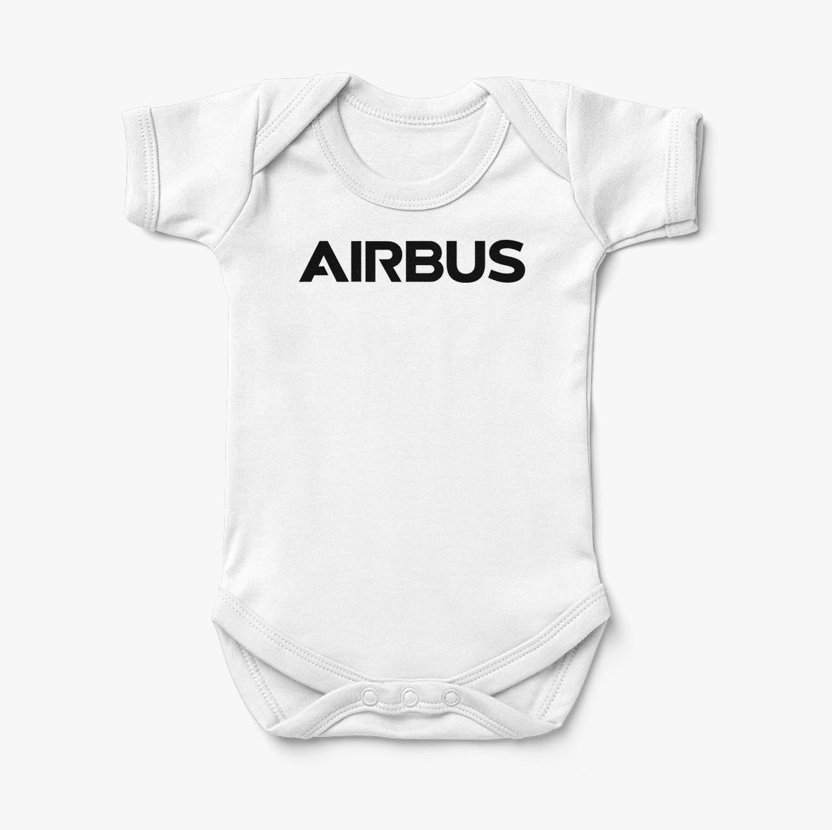 Airbus & Text Designed Baby Bodysuits