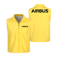 Thumbnail for Airbus & Text Designed Thin Style Vests