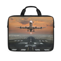 Thumbnail for Aircraft Departing from RW30 Designed Laptop & Tablet Bags
