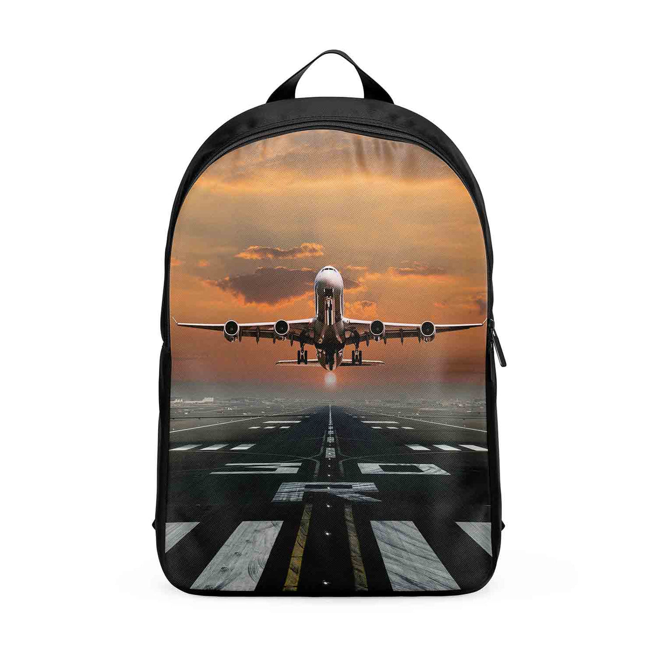 Aircraft Departing from RW30 Designed Backpacks
