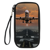Thumbnail for Aircraft Departing from RW30 Designed Travel Cases & Wallets