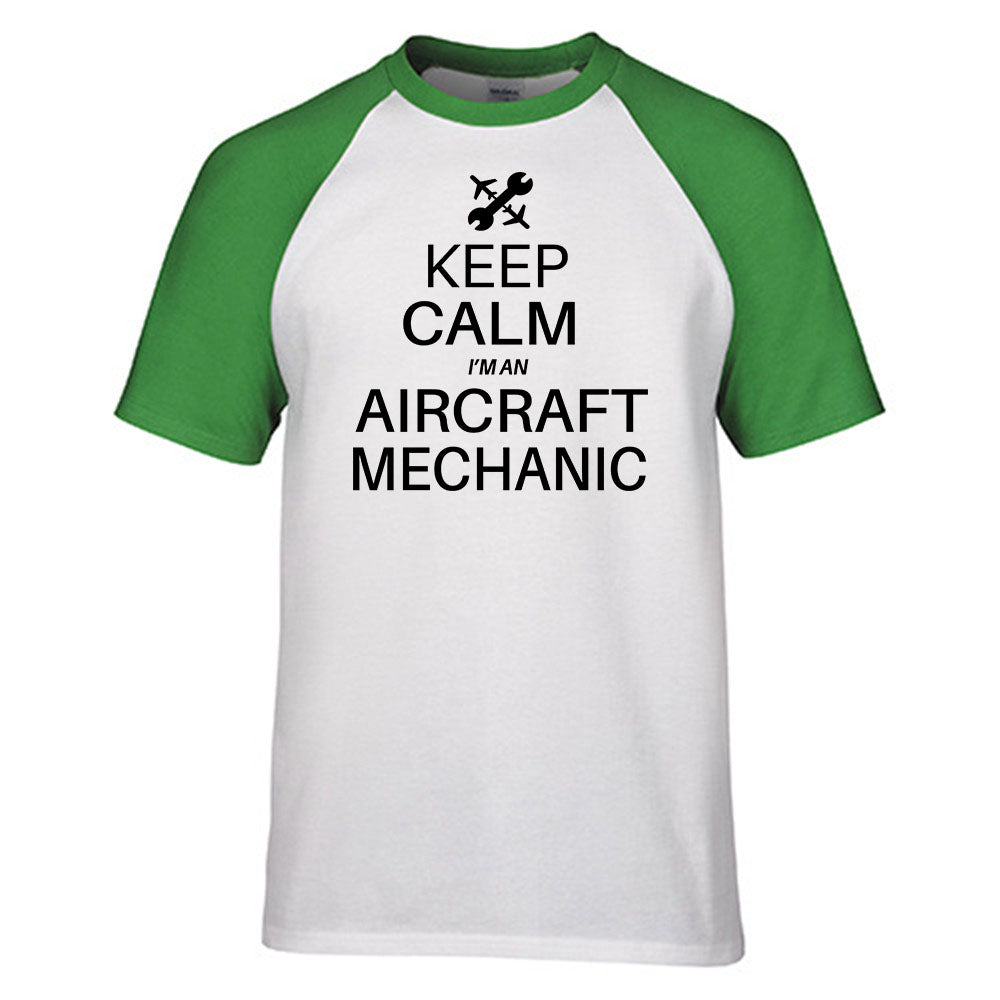 Aircraft Mechanic Designed Raglan T-Shirts
