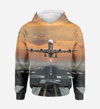 Thumbnail for Aircraft Departing from RW30 Printed 3D Hoodies