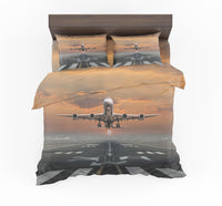 Thumbnail for Aircraft Departing from RW30 Designed Bedding Sets
