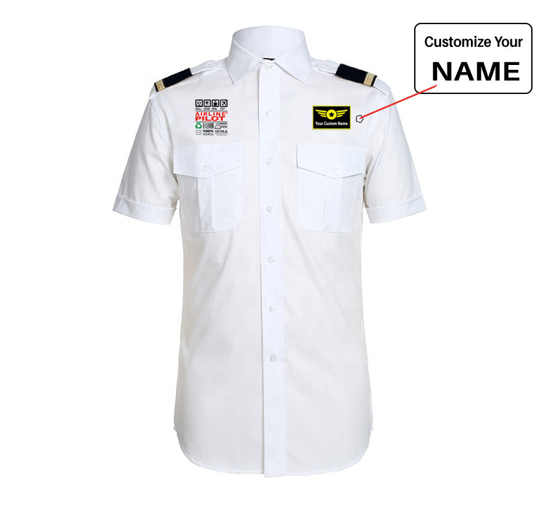 Airline Pilot Label Designed Pilot Shirts