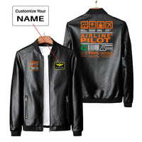 Thumbnail for Airline Pilot Label Designed PU Leather Jackets