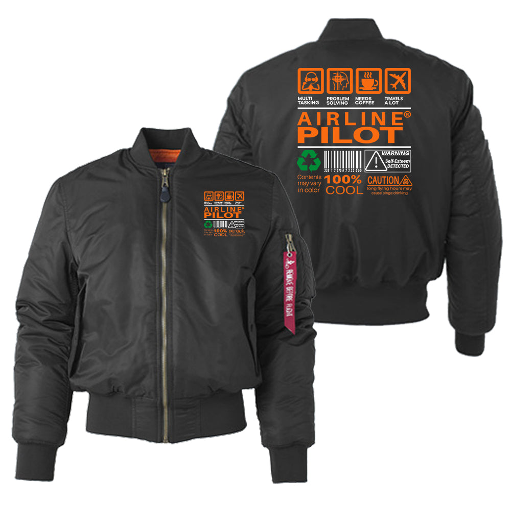 Airline Pilot Label Designed "Women" Bomber Jackets