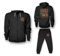 Thumbnail for Airline Pilot Label Designed Zipped Hoodies & Sweatpants Set