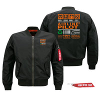 Thumbnail for Airline Pilot Label Designed Pilot Jackets (Customizable)