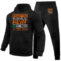 Thumbnail for Airline Pilot Label Designed Hoodies & Sweatpants Set