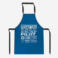 Thumbnail for Airline Pilot Label Designed Kitchen Aprons