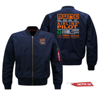 Thumbnail for Airline Pilot Label Designed Pilot Jackets (Customizable)