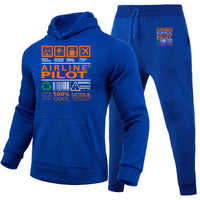 Thumbnail for Airline Pilot Label Designed Hoodies & Sweatpants Set