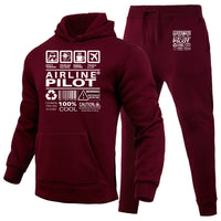 Thumbnail for Airline Pilot Label Designed Hoodies & Sweatpants Set