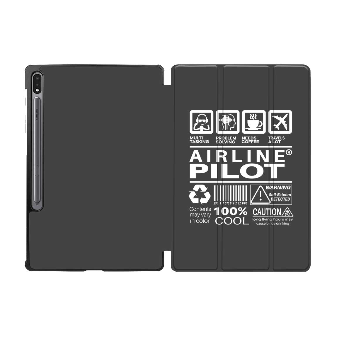 Airline Pilot Label Designed Samsung Tablet Cases