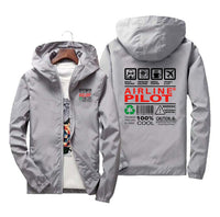 Thumbnail for Airline Pilot Label Designed Windbreaker Jackets