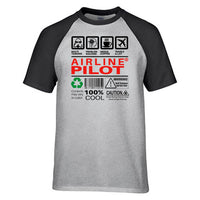 Thumbnail for Airline Pilot Label Designed Raglan T-Shirts