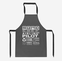Thumbnail for Airline Pilot Label Designed Kitchen Aprons