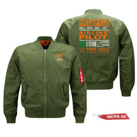 Thumbnail for Airline Pilot Label Designed Pilot Jackets (Customizable)