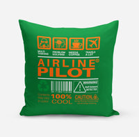 Thumbnail for Airline Pilot Label Designed Pillows