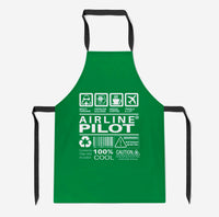 Thumbnail for Airline Pilot Label Designed Kitchen Aprons