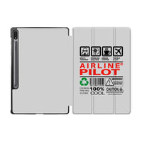 Thumbnail for Airline Pilot Label Designed Samsung Tablet Cases
