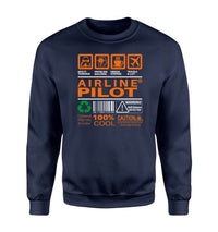Thumbnail for Airline Pilot Label Designed Sweatshirts