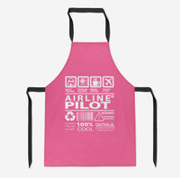 Thumbnail for Airline Pilot Label Designed Kitchen Aprons