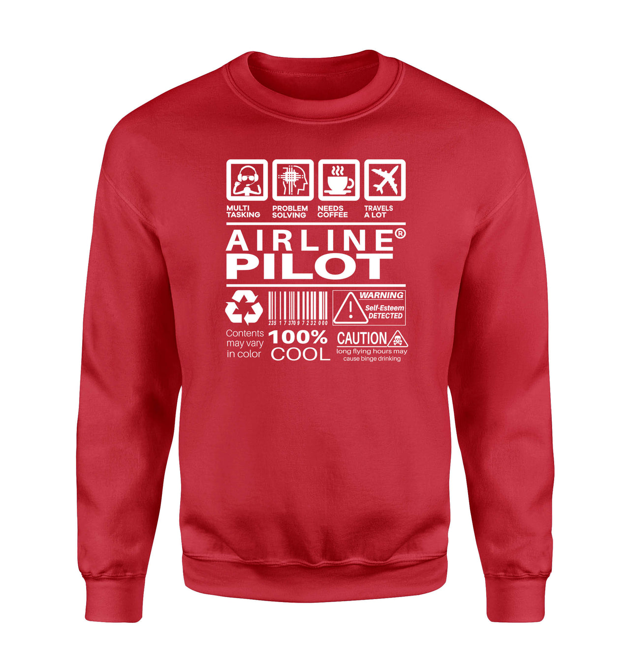 Airline Pilot Label Designed Sweatshirts